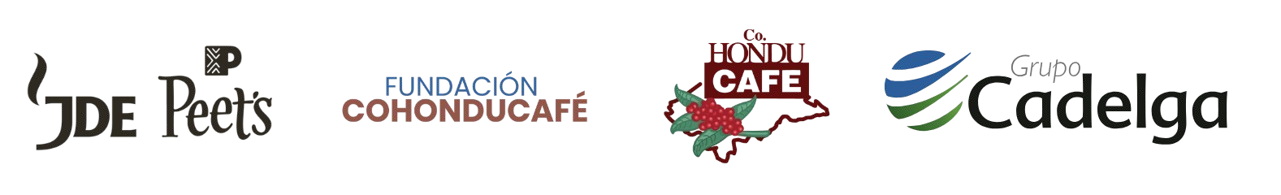 Socios: JDE Peet's, Fundación COHONDUCAFÉ, Co.HONDUCAFE, Grupo Cadelga